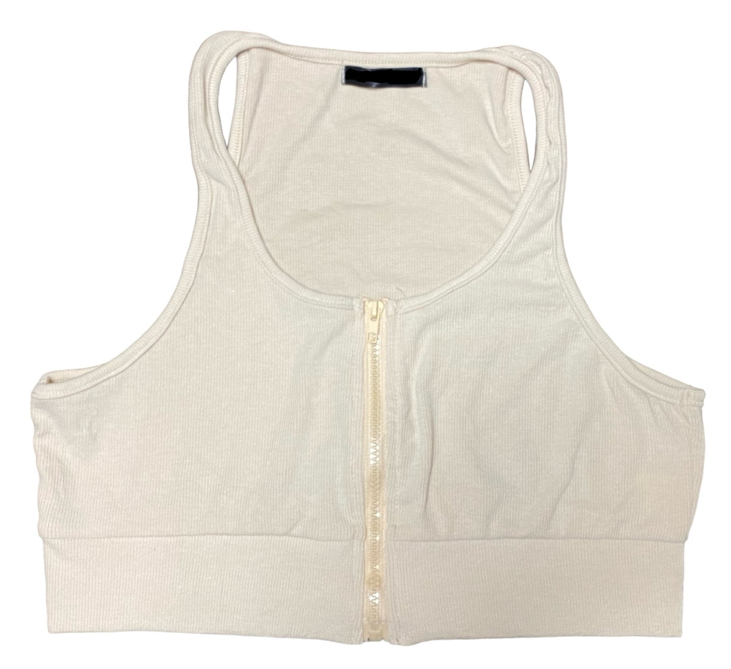 Cream Workout Top